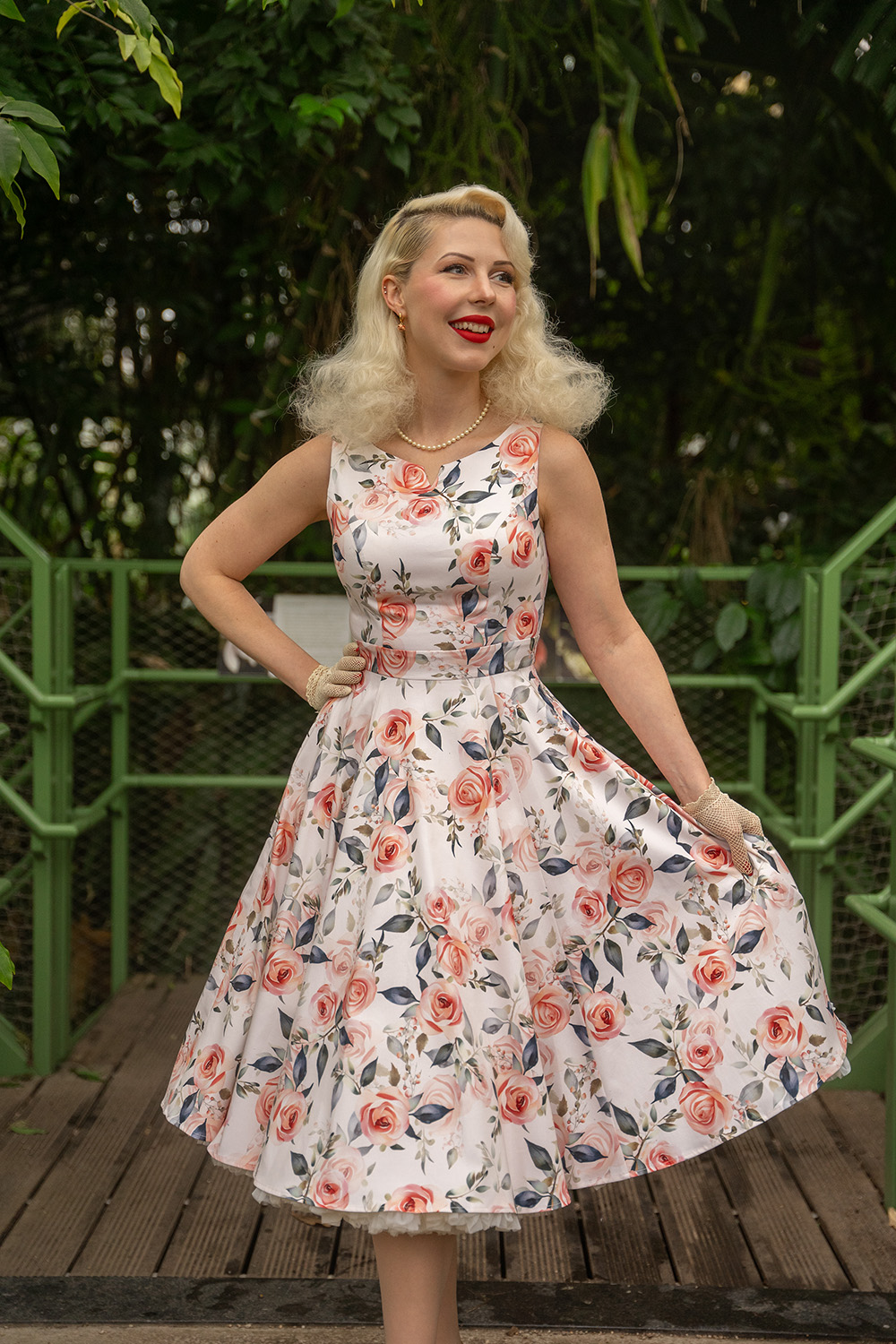 Aurora Floral Swing Dress